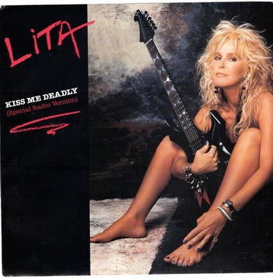 Lita Ford-Kiss Me Deadly (VG+)  Promo