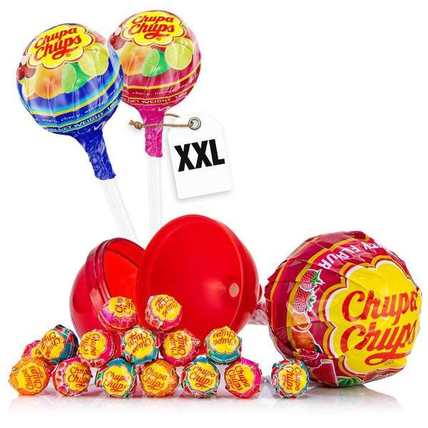 Chupa Chups Mega Chup, 15 Lollis In Riesenlolli-Verpackung, 180G-image