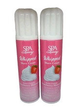 2x SPA Luxury Whipped Shave Cream Extra Creamy Strawberry Shortcake w/Aloe Vera