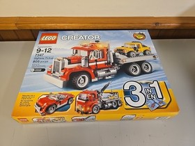 LEGO Creator 7347 Highway Pickup  3-in-1 Wrecker Tow Truck Crane Sports Car New 