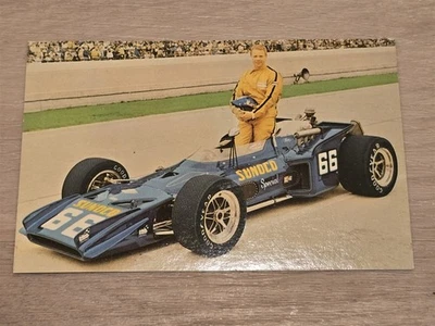 Vintage 1970 MARK DONAHUE Indy 500 POSTCARD Sunoco Special No 66 - Image 1 of 2