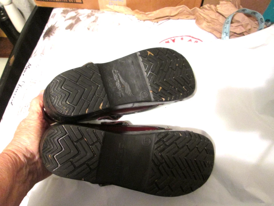 Zapatos Mary Jane Dansko de cuero granate talla 36 Foto 4 de 4