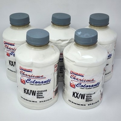 Accurate Charisma Colorants WHITE Tint Toner KX/W 1D101418 32 fl oz (5 Pack)