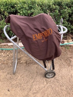 17'' Black Equipe Emporio Dressage Saddle with cover