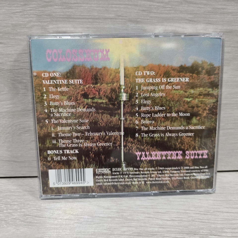 Colosseum Valentyne Suite CD Expanded Remastered Album 2 Discs 2017 Cherry Red - Image 2 of 4