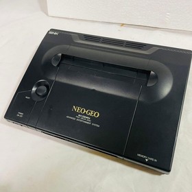 SNK NEO GEO AES Console Complete in Box Tested Working Original Japan