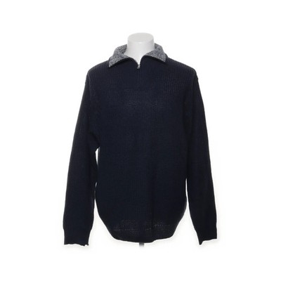 Conte Mancini, Strickpullover, Größe: XXL, Blau, Acryl, Rippenstrick #nYk