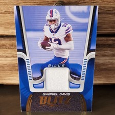 2021 Panini Playbook Gabriel Davis #BTZ-GDA Blitz Buffalo Bills Memorabilia