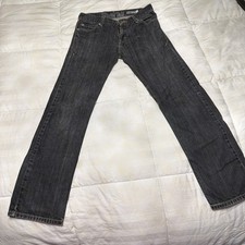 Vintage Levi's Silver Tab Jeans W28 L30 Made in USA 90s Black Gray Stone Washed