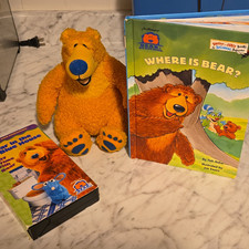 Bear In The Big Blue House Plush w/book and VHS