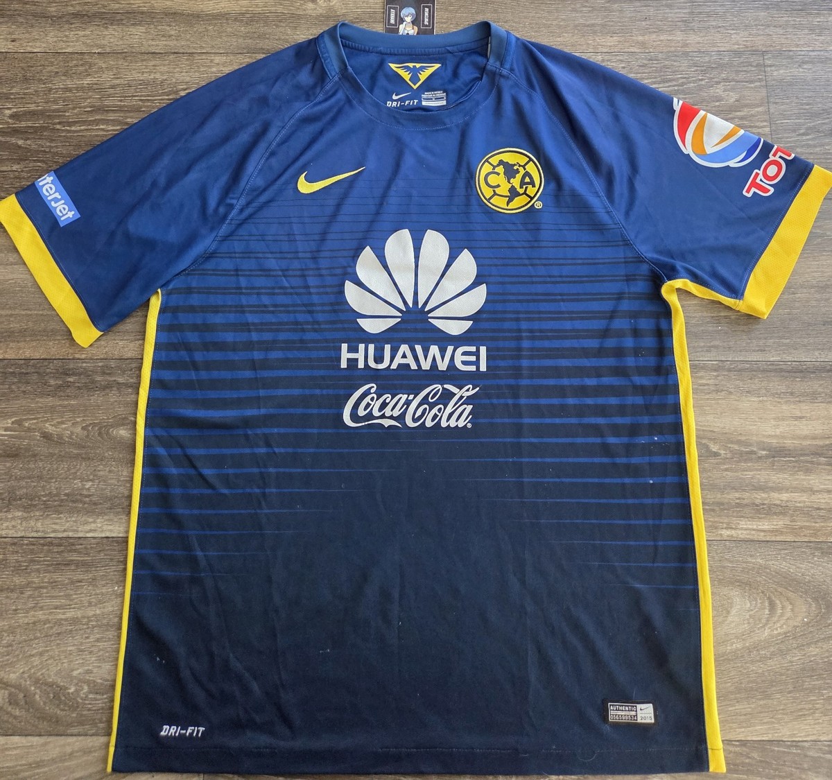 Nike Club America Aguilas 15/16 Away Futbol Soccer Jersey Mens