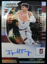 Tyrell Terry 2020 Panini Prizm Draft Auto Prospect Mojo Autograph /25