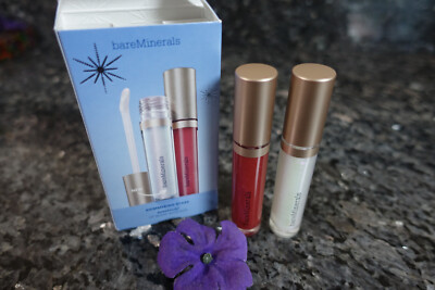 BareMinerals shimmering stars mineralist full size lip gloss blam duo new in box