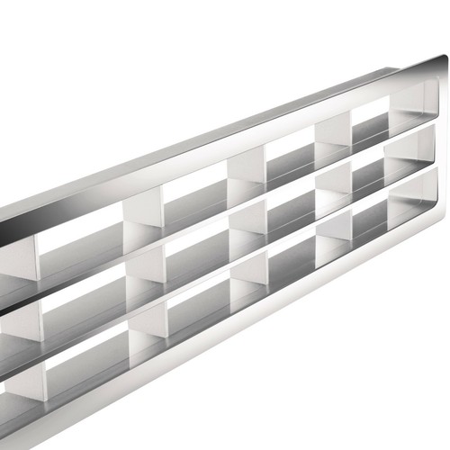 Rejilla de ventilación puerta nevera salida de aire zócalo rejilla de muebles cocina 458x65 mm - Imagen 20 de 33