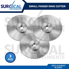 3 Pcs Finger Ring Cutter Replacement Blade Surgical ENT SMALL German Grade