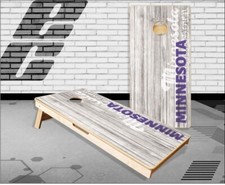 Minnesota State Wood Cornhole Boards Bean Bag Toss Game
