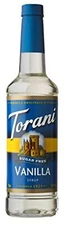 Torani Sugar Free Syrup, Vanilla, 25.4 Ounce (Pack of 1)