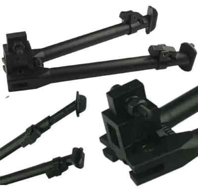 7.62X39 Folding Bipod Medium Length For SKS Rifle Extends from 9'' - 13'' Aluminum
