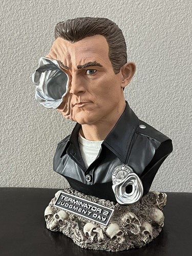 NEW 1:2 SIDESHOW TERMINATOR T-2 T-1000 LEGENDARY SCALE Resin BUST Robert Patrick - Picture 8 of 24