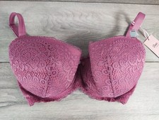 NEW Boux Avenue Rose Pink Emmeline Balconette Bra Lingerie Underwired All Sizes