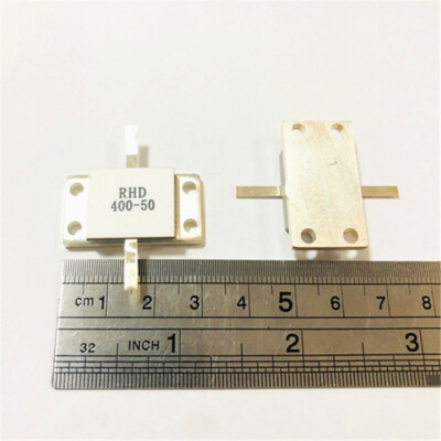 RHD400-50 RF Termination Microwave Resistor 400 W 50 ohm Double reference foot