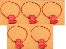  (10) 14 GAUGE ATC FUSE HOLDER IN-LINE COPPER WIRE 12 VOLT WITH COVER USA