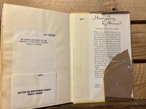 Hello My Love, Goodbye by Lenora Mattingly Weber (1971 HCDJ, ex-library) - Picture 8 of 9