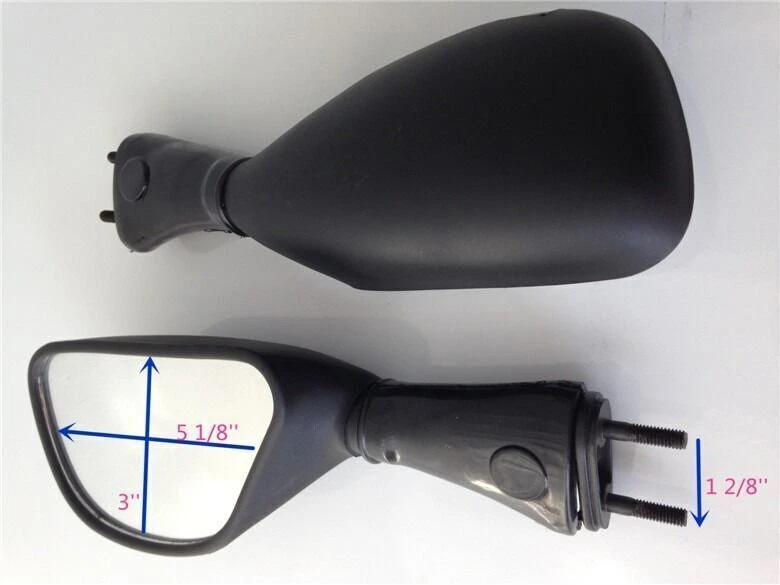 Espejos retrovisores laterales para Kawasaki Ninja ZX6R 1998-2002 Ninja ZX9R 1998-2003 EE. UU. Foto 2 de 4