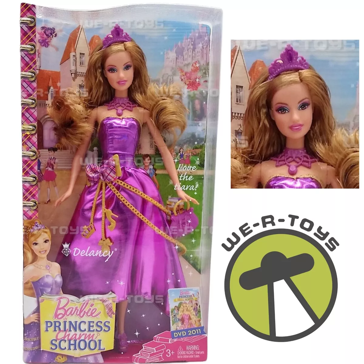 Barbie Delancy Princess Charm School Doll 2010 Mattel V911 NRFB