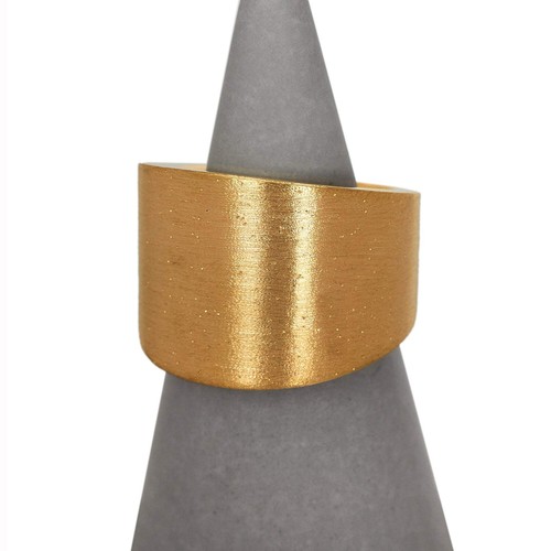 Pre-Owned 14ct Gold Satin Finish Cocktail Ring - Picture 2 of 7