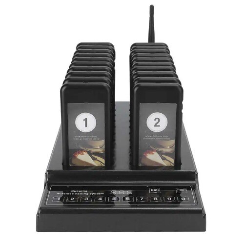 Restaurant Pagers Wireless Celling System 20 Channels For Coffee Queuing System - Picture 2 of 21