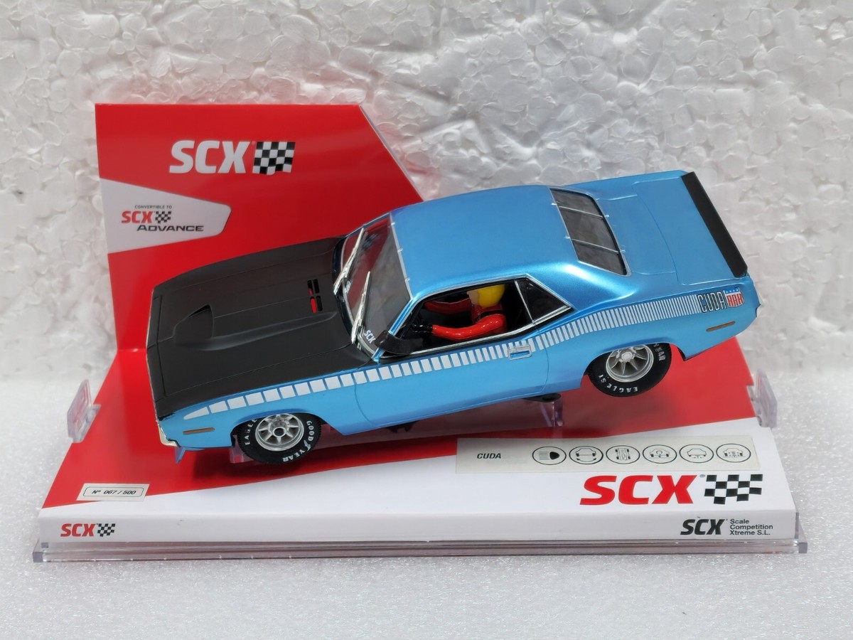 SCX U10441 Trans Am Fire Blue Metallic Cuda 1970 Ltd Ed Serial # 1