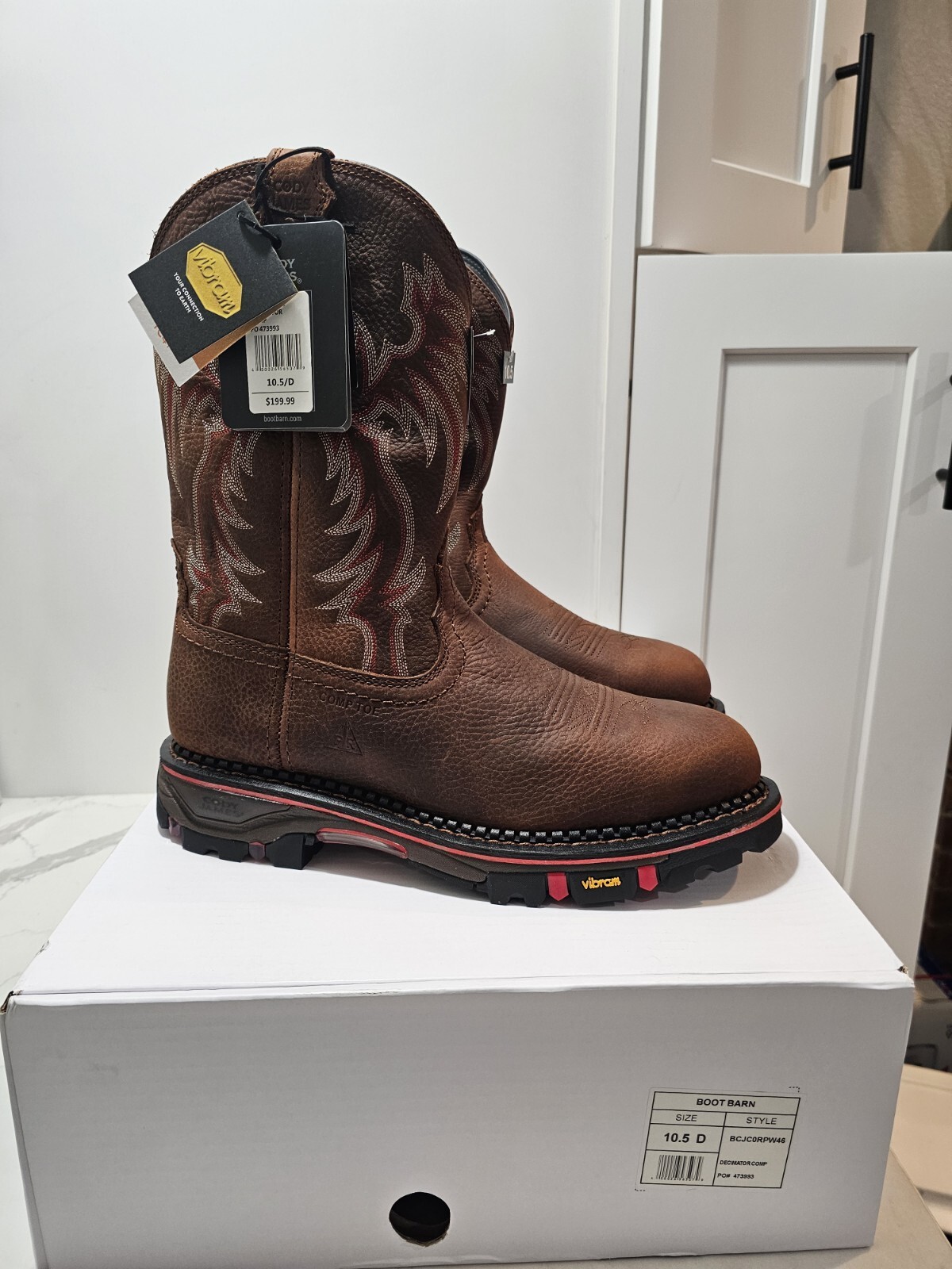 's Decimator Dirty Dog Work Boots -composite&nbsp;toe Size 10.5d