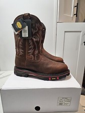 Botas de trabajo Cody James Decimator Dirty Dog para hombre - Puntera compuesta talla 10,5D.
