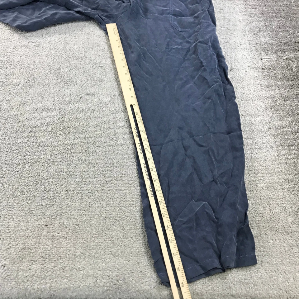 New LF Markey Jumpsuit Womens 10 Leonardo BoilerSuit Blue Sleeveless Overall - Image 3 of 4