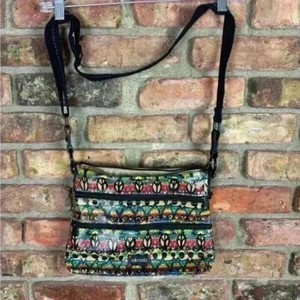 Sakroots Artist Circle Coated Multi-Color Peace Crossbody