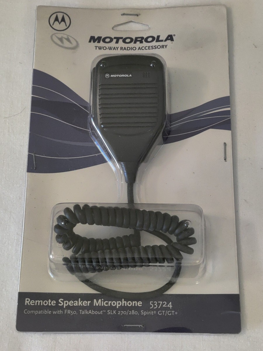 Motorola Two Way Radio Remote Speaker Microphone 53724 TalkAbout