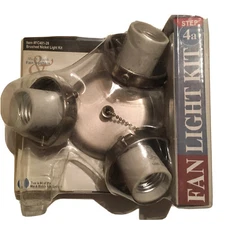 Mix & Match Fan System Brushed Nickel Fan Light Kit 