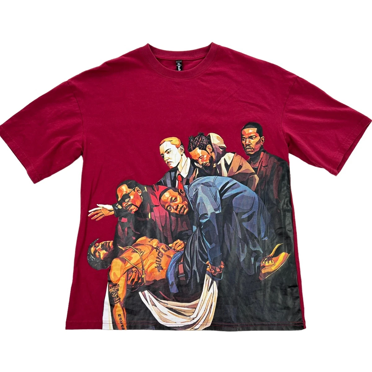 品数豊富! リペアあり snoop dogg big face rap tシャツ - geralpha