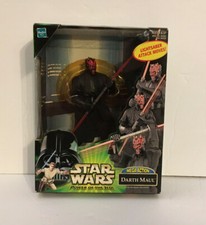 Vintage Star Wars Power of The Jedi Mega Action Darth Maul Action Figure - New