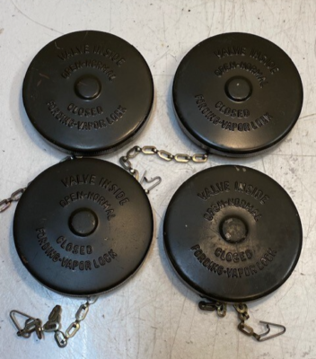 #ad 4 Quantity of Fuel Tank Caps for Military Fording Vapor Lock 4 3 8quot; OD 4 Qty $61.59