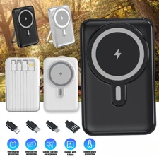 20000mAh Power Bank Wireless Charger Magnetic Battery Pack for IPhone & Android