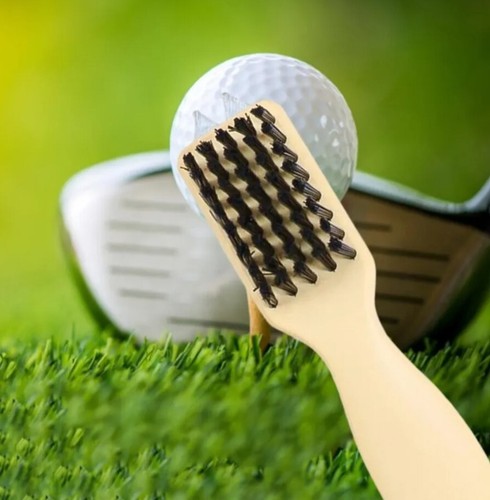 Golf Valet 3-in-1 Brush | Nylon Cleaning Bristles, Shoehorn Handle, Spike Wrench - Picture 2 of 2