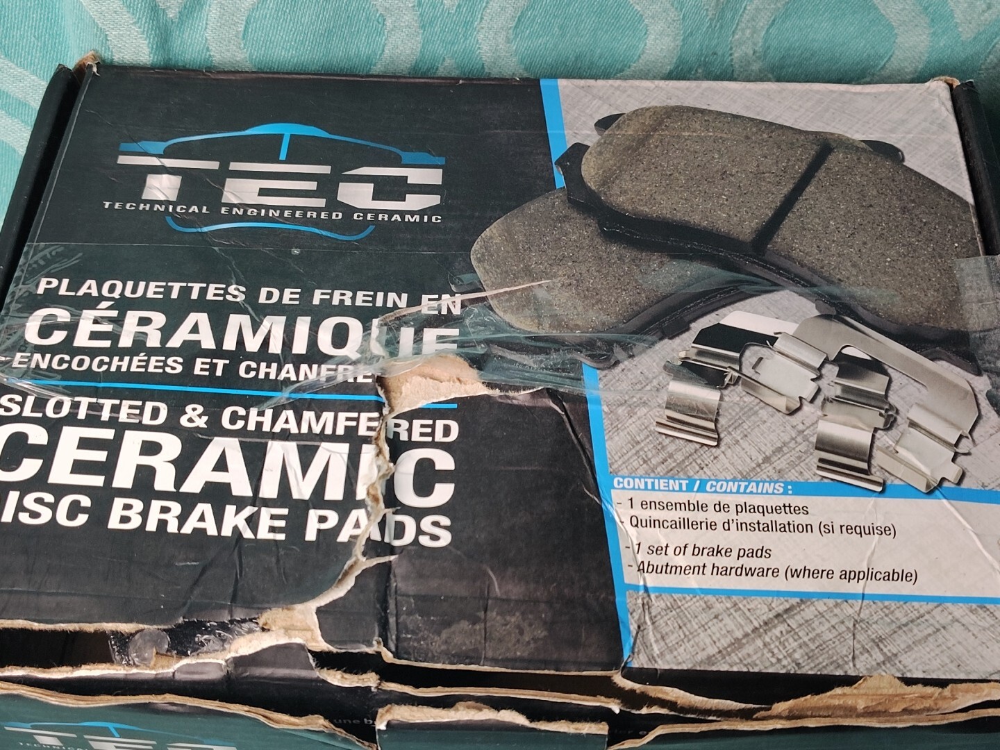 Front Ceramic Disc Brake Pads For Porsche Cayenne Audi R8 RS5 Maserati TEC-1130