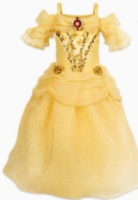 slim fit dress slacks Princess Belle Dress Gold Costume – Cosplayrr main image 1