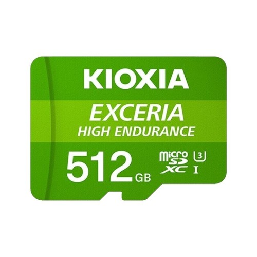 KIOXIA EXCERIA microSD 512GB UHS-I Class 10 Maximum Read Speed 
