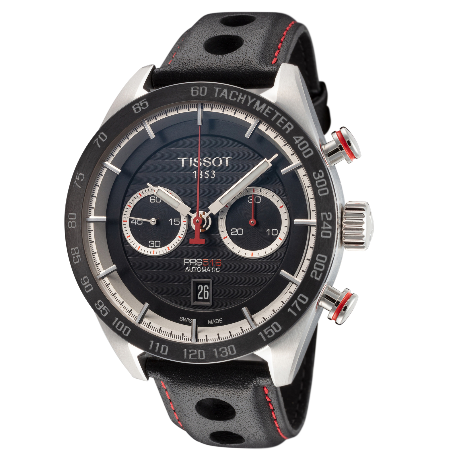 Мужские часы с автоподзаводом Tissot T1004271605100 T-Sport диаметром 45 мм