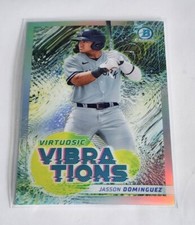 2022 Bowman Chrome Jasson Dominguez Virtuosic Vibrations Insert #VV-4
