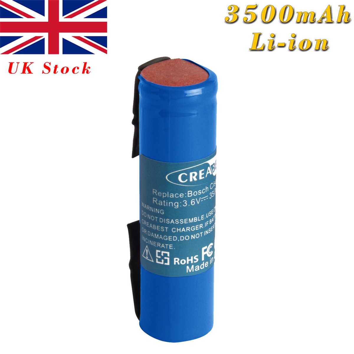 Batterie 2200mAh Pour Black & Decker KC460LN, PP360 - Compatible Bosch - NEUVE