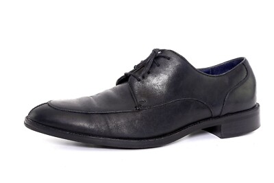 Cole Haan Men Black Leather Lenox Hill Split Toe Oxford  display picture 1
